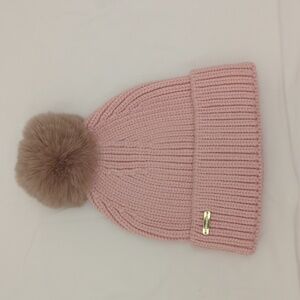 Steve Madden Chunky Knit Pom Hat